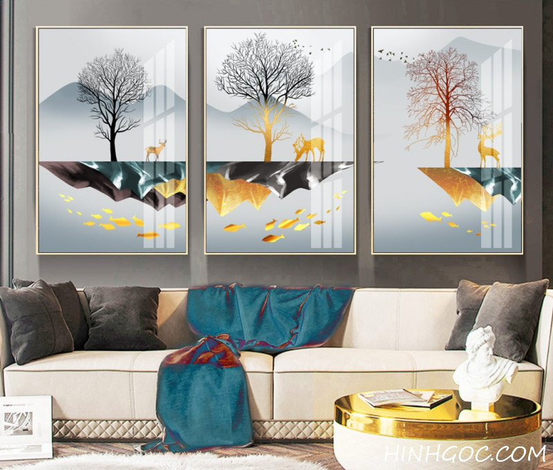 File tranh phong cảnh bắc âu hiện đại - HG1043