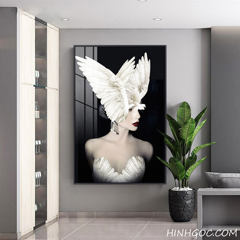 File tranh chân dung nghệ thuật  - HG128