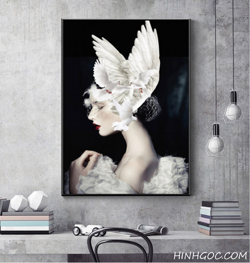 File tranh chân dung nghệ thuật - HG131