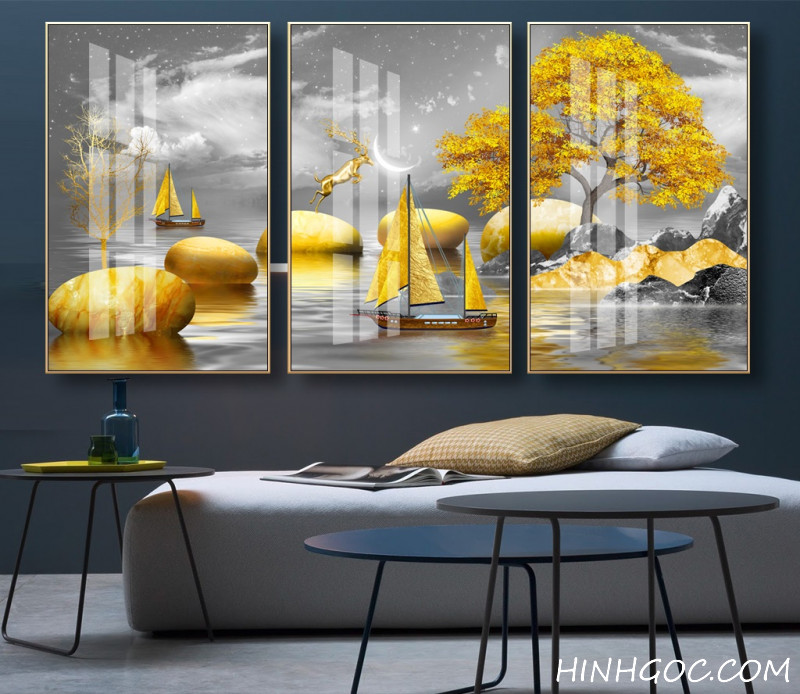 File tranh thuận buồm xuôi gió phong cách hiện đại - HG151
