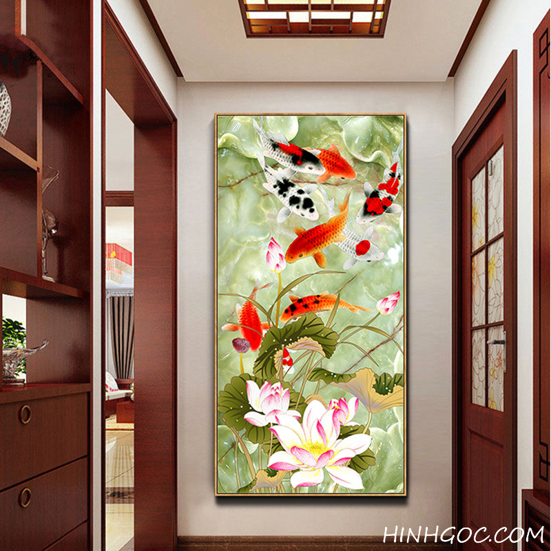 FIle tranh cửu ngư quần hội - HG161