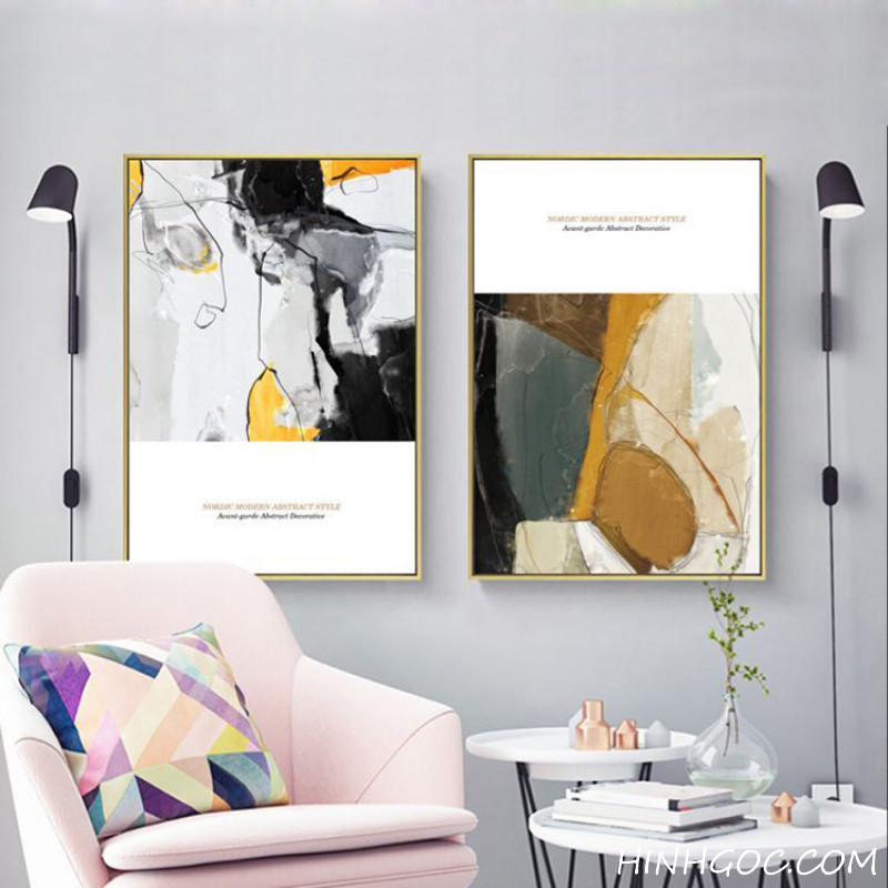 File tranh trừu tượng Bắc Âu - HG3017