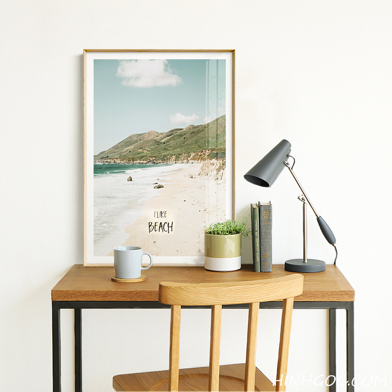 File tranh bộ 3 bức phong cảnh biển - HG3018