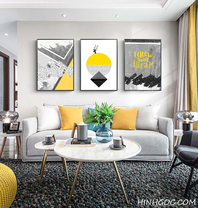 File tranh vẽ tay trừu tượng Bắc Âu - HG3030