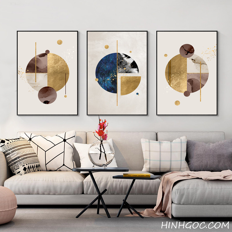 File tranh trừu tượng hình học Bắc Âu - HG358