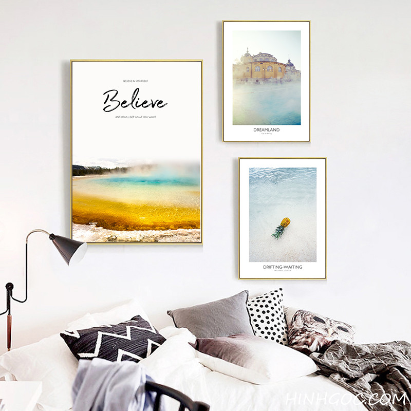 File tranh bộ 5 phong cách Bắc Âu hiện đại HG5014