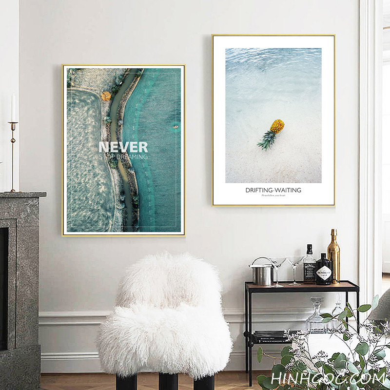 File tranh bộ 5 phong cách Bắc Âu hiện đại HG5014