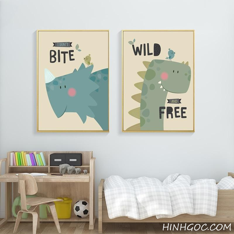 File tranh khủng long hoạt hinh - OP18938638