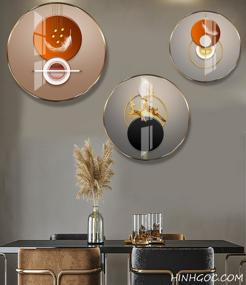 File tranh tròn ánh sáng sang trọng - OP24239320