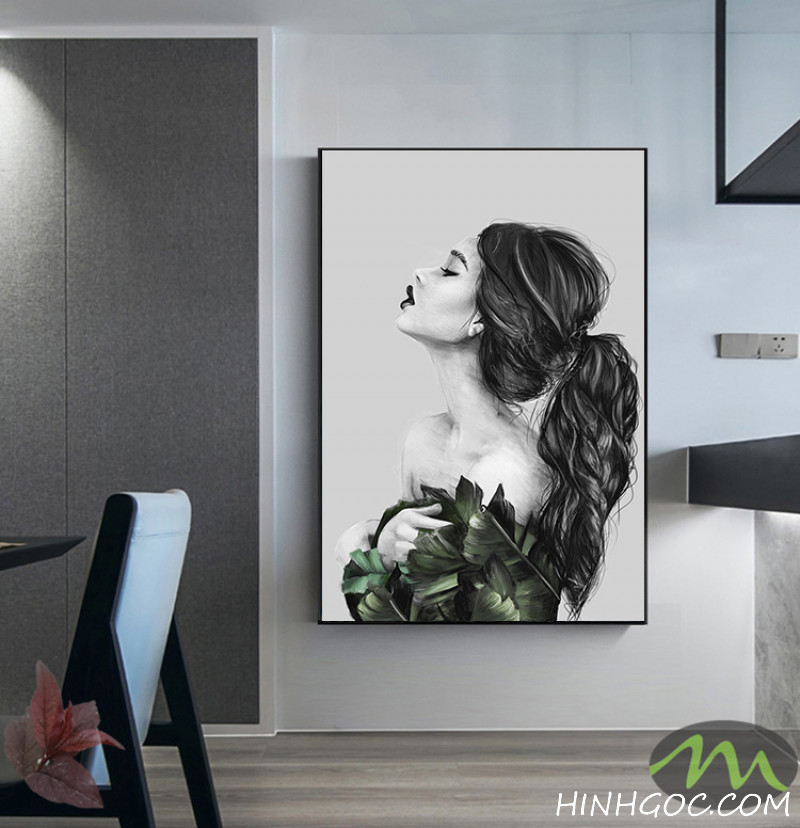 File tranh chân dung nghệ thuật - NV0001