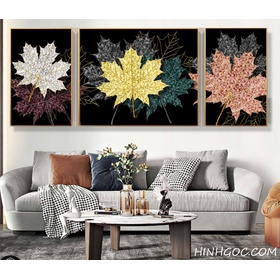 File tranh bộ 3 lá phong nhiệt đới - OP23142352