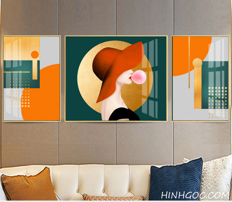 File tranh treo tường pha lê hiện đại -HQ-074