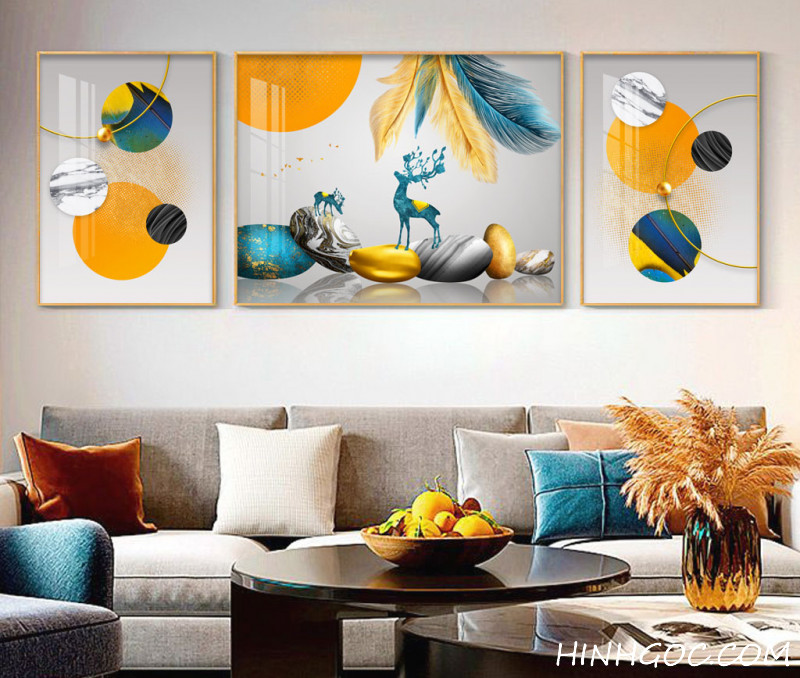 File tranh treo tường pha lê hiện đại -HQ-128