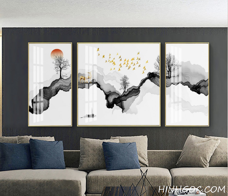 File tranh treo tường pha lê hiện đại -HQ-630