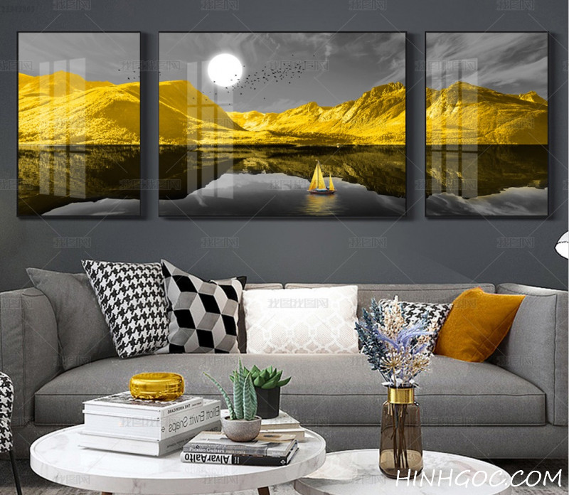 File tranh treo tường pha lê hiện đại -HQ-682