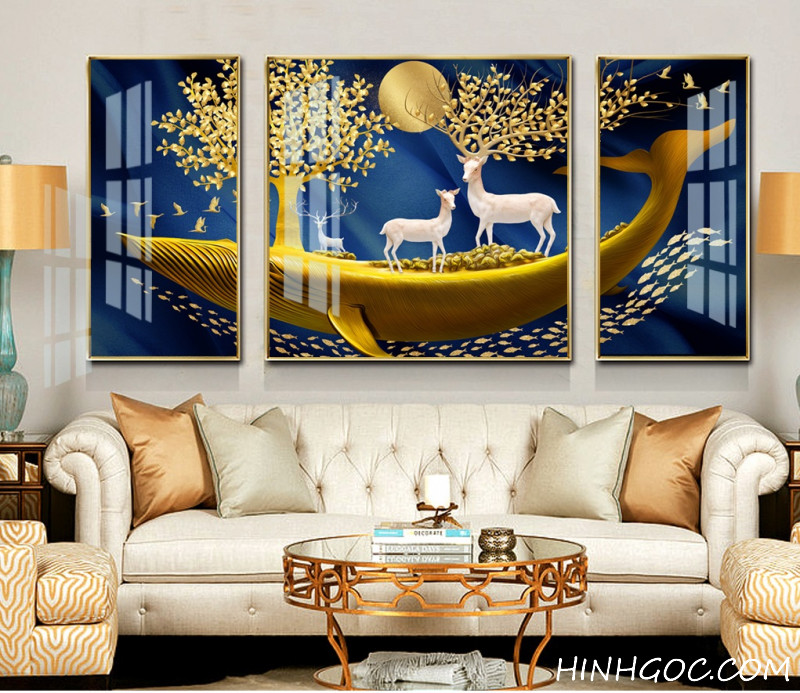 File tranh treo tường pha lê hiện đại -HQ-684