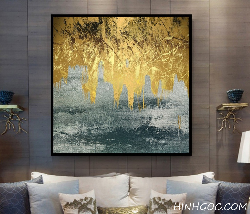 File tranh sơn dầu trừu tượng Bắc Âu - TT0001