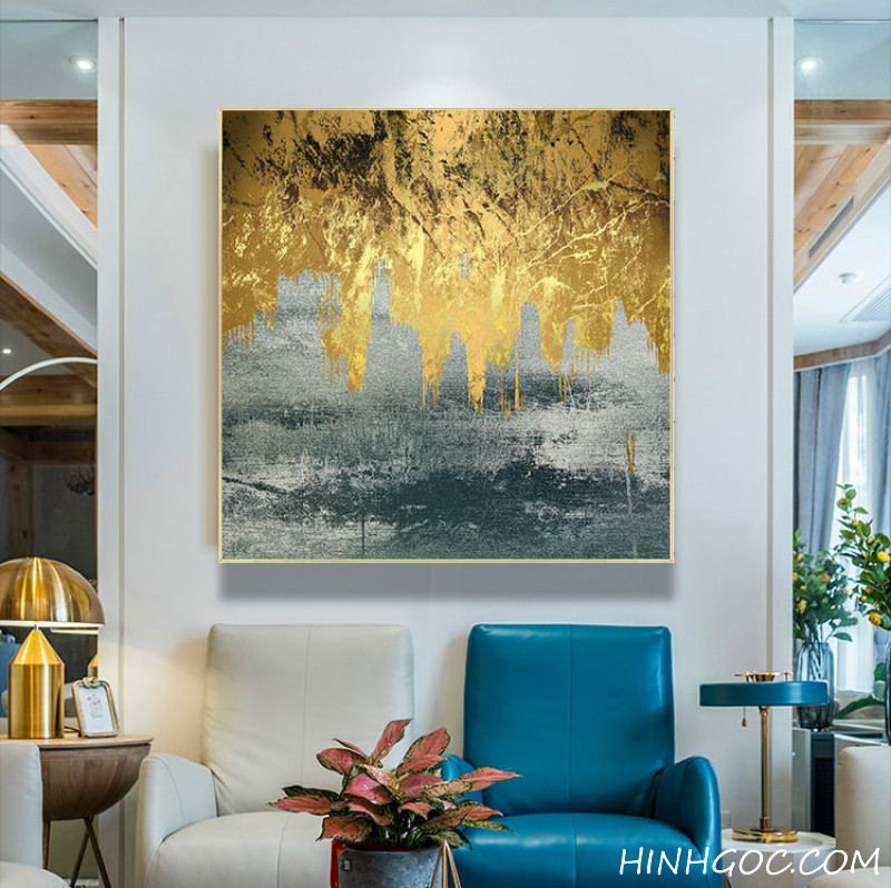 File tranh sơn dầu trừu tượng Bắc Âu - TT0001