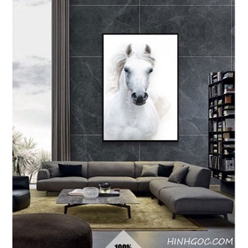 File tranh ngựa trắng - NG0001