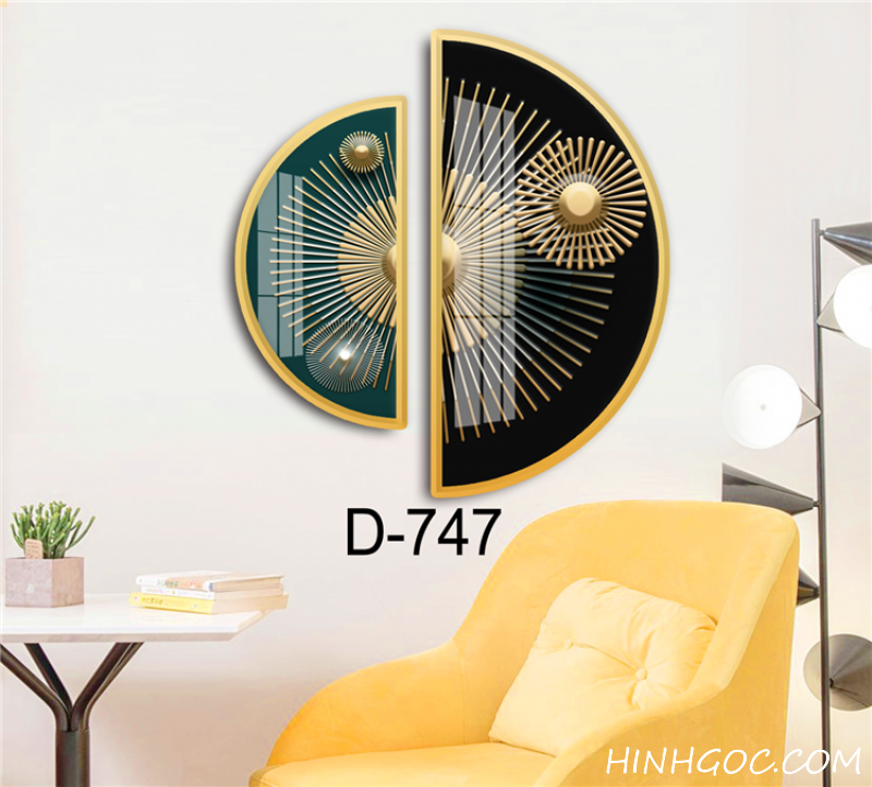 File tranh bán nguyệt trừu tượng hiện đại - D-747