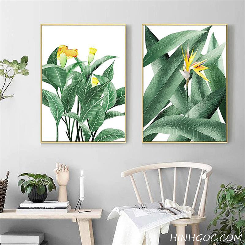 File tranh cây màu nước vẽ tay - OP18450098