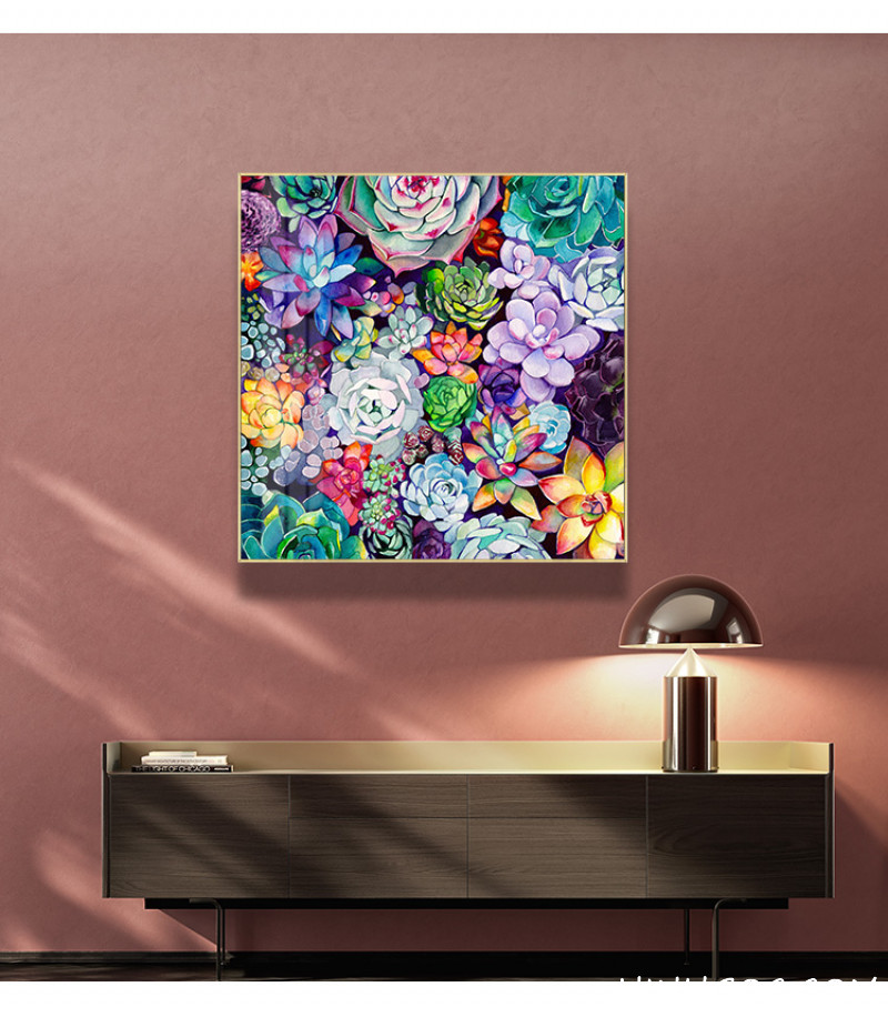 File tranh vẽ tay màu nước cây xương rồng - HL0003