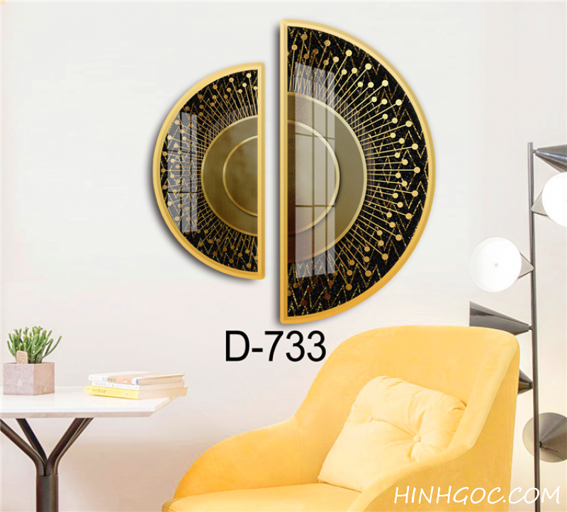 File tranh bán nguyệt trừu tượng hiện đại - D-733