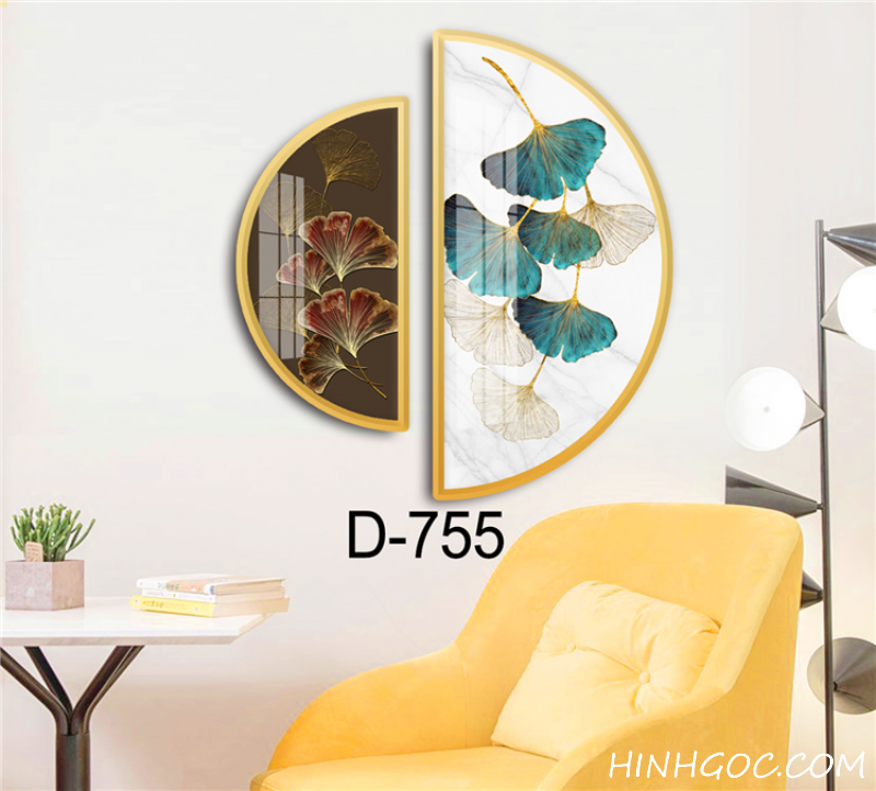 File tranh bán nguyệt trừu tượng hiện đại - D-755