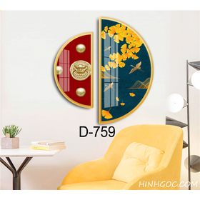 File tranh bán nguyệt trừu tượng hiện đại - D-759