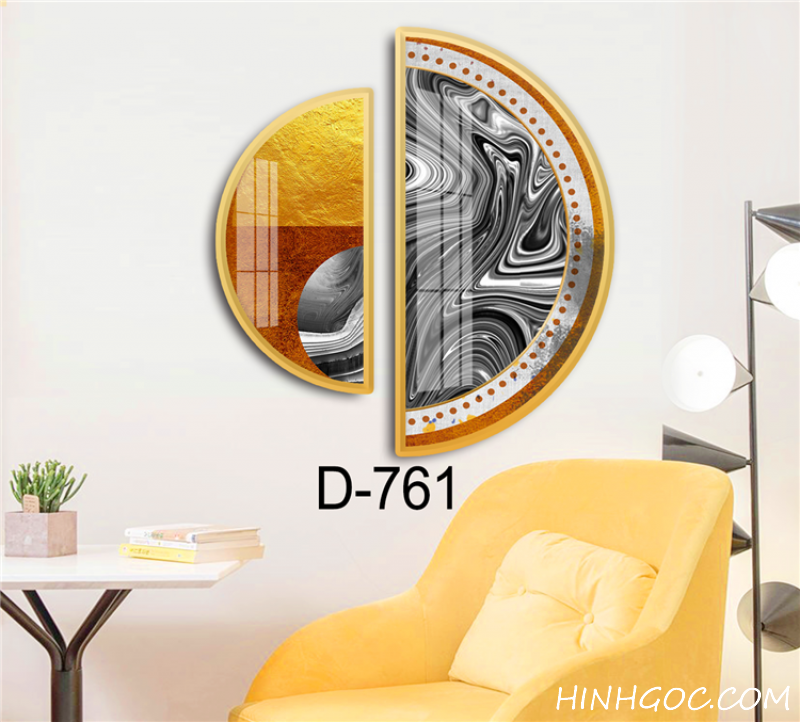 File tranh bán nguyệt trừu tượng hiện đại - D-761
