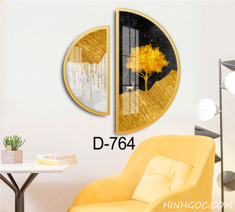 File tranh bán nguyệt trừu tượng hiện đại - D-764