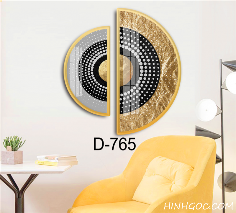 File tranh bán nguyệt trừu tượng hiện đại - D-765