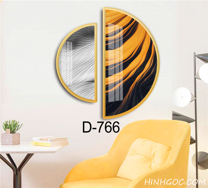 File tranh bán nguyệt trừu tượng hiện đại - D-766