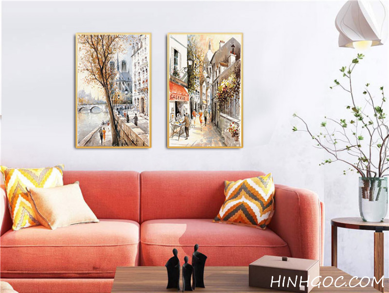 File tranh sơn dầu phong cảnh châu Âu - PC0011