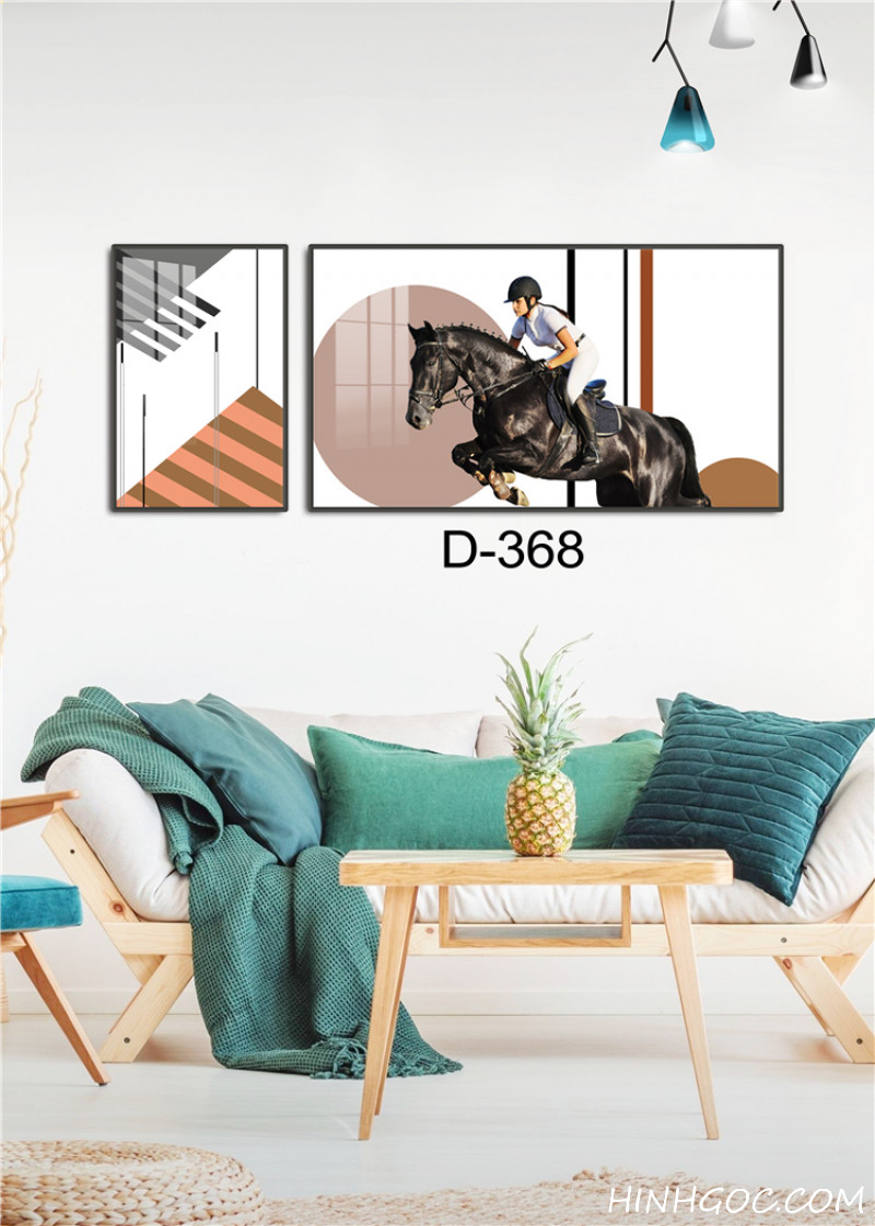 File tranh trừu tượng bộ 2 bức hiện đại - D-368