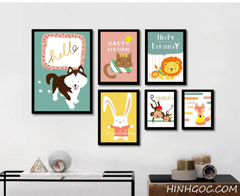 File tranh động vật hoạt hình ngộ nghĩnh - OP16065494