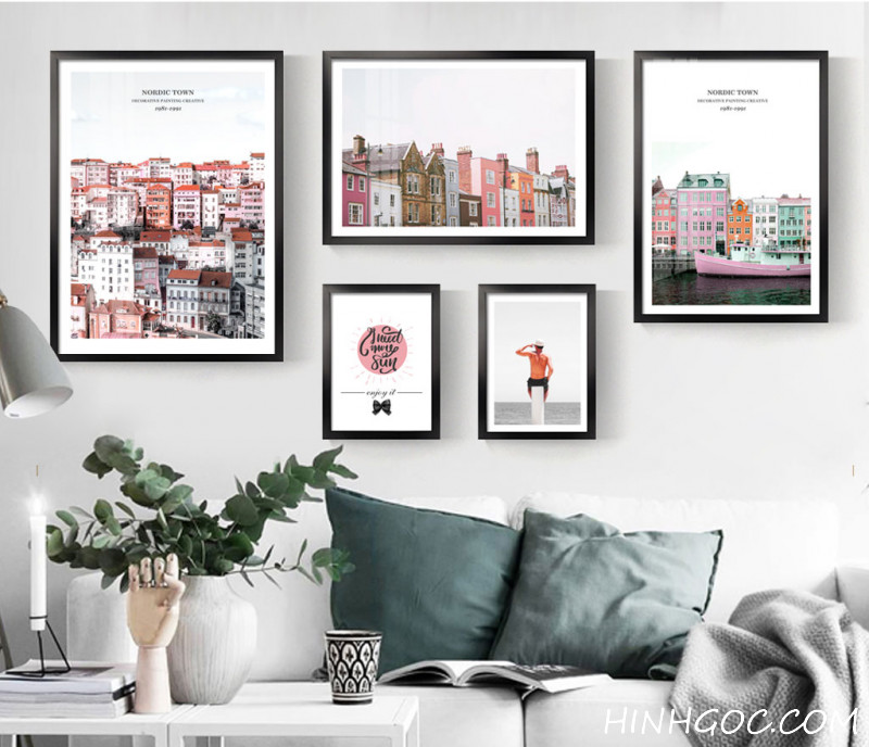 File tranh phong cảnh kiến trúc Bắc Âu - OP18770630