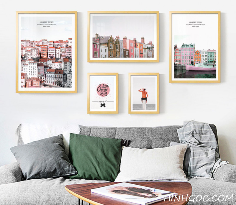 File tranh phong cảnh kiến trúc Bắc Âu - OP18770630