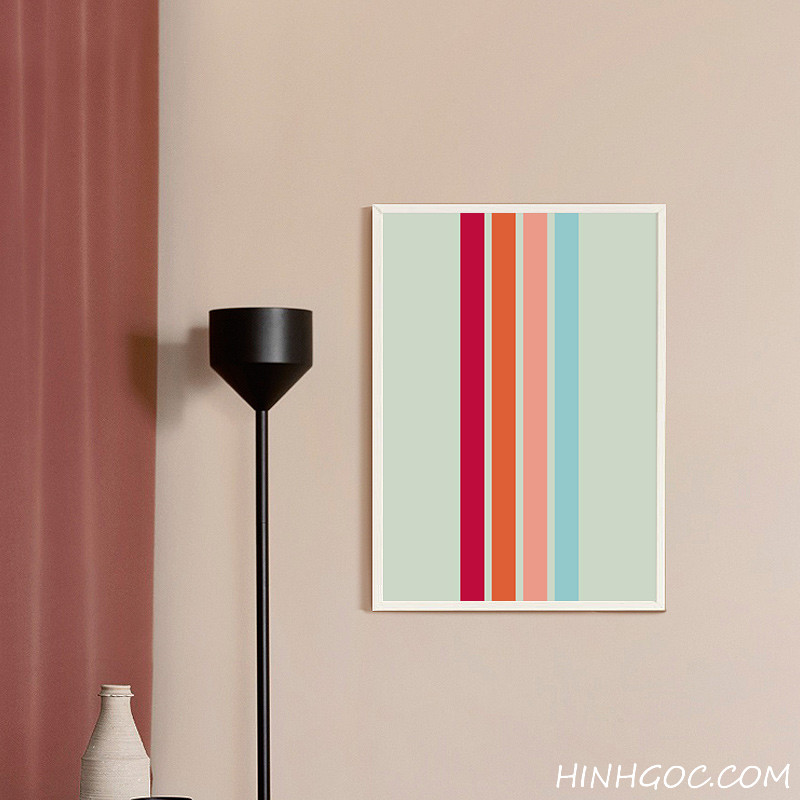 File tranh trừu tượng hình học kết hợp - HG531