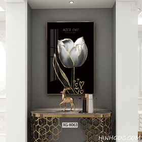 File tranh dọc trừu tượng hiện đại - XG-8063