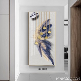 File tranh dọc trừu tượng hiện đại - XG-8080
