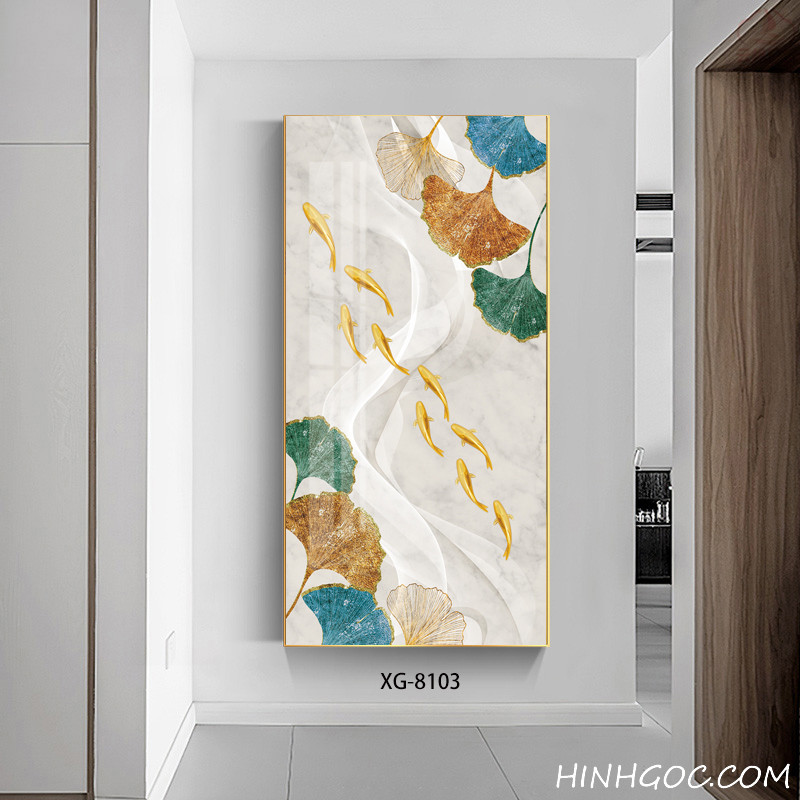 File tranh dọc trừu tượng hiện đại - XG-8103