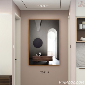 File tranh dọc trừu tượng hiện đại - XG-8111