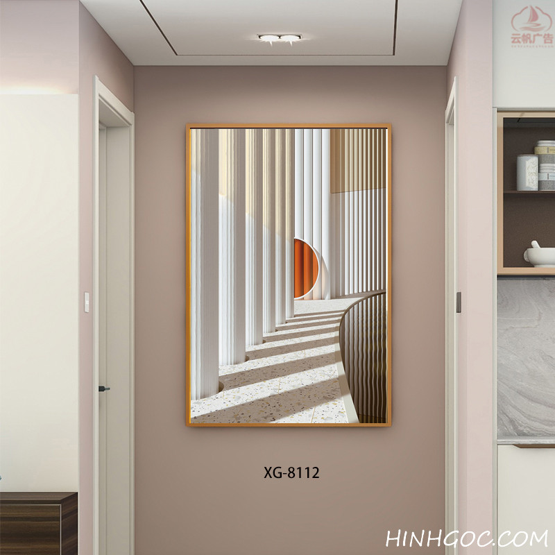 File tranh dọc trừu tượng hiện đại - XG-8112