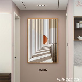 File tranh dọc trừu tượng hiện đại - XG-8112
