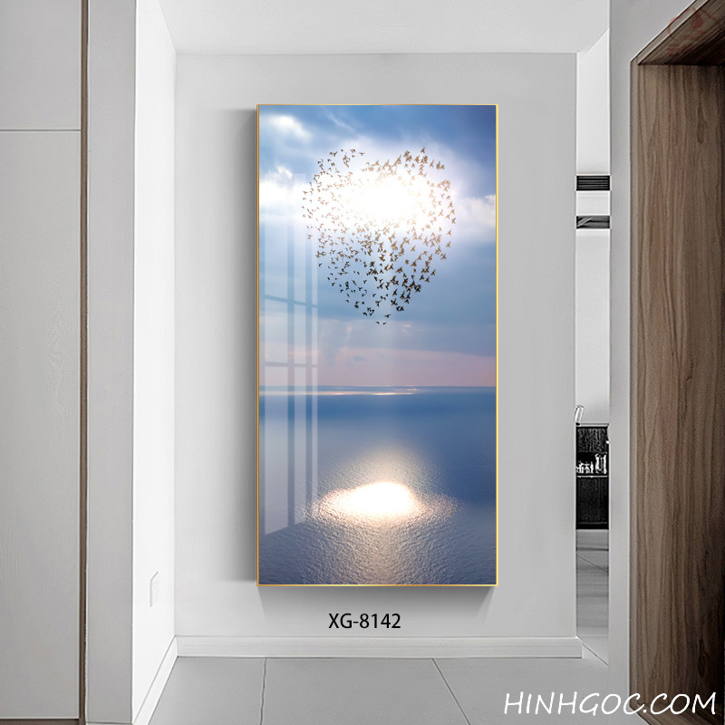 File tranh dọc trừu tượng hiện đại - XG-8142