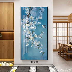 File tranh dọc trừu tượng hiện đại - XG-8160