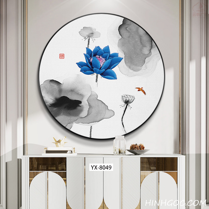 File tranh bán nguyệt trừu tượng hiện đại - YX-8049