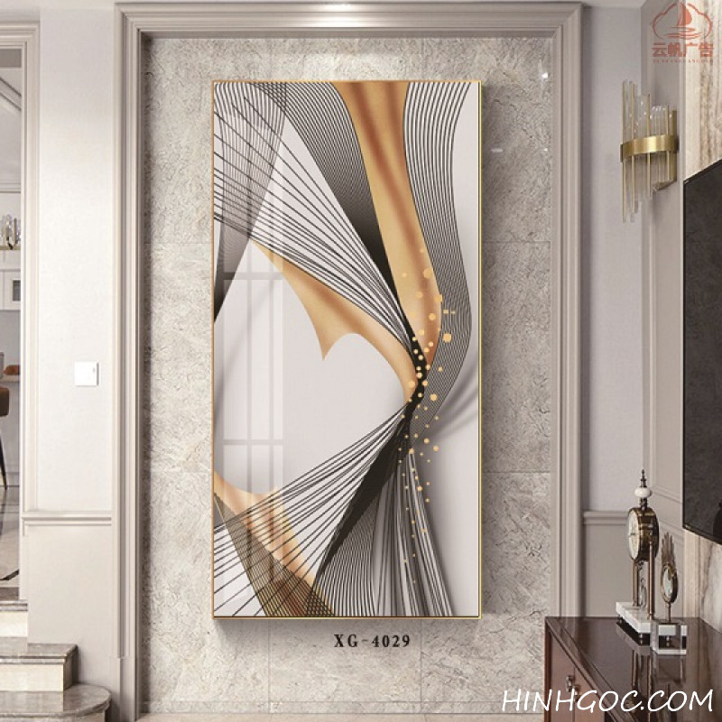 File tranh dọc trừu tượng hiện đại - XG-4029