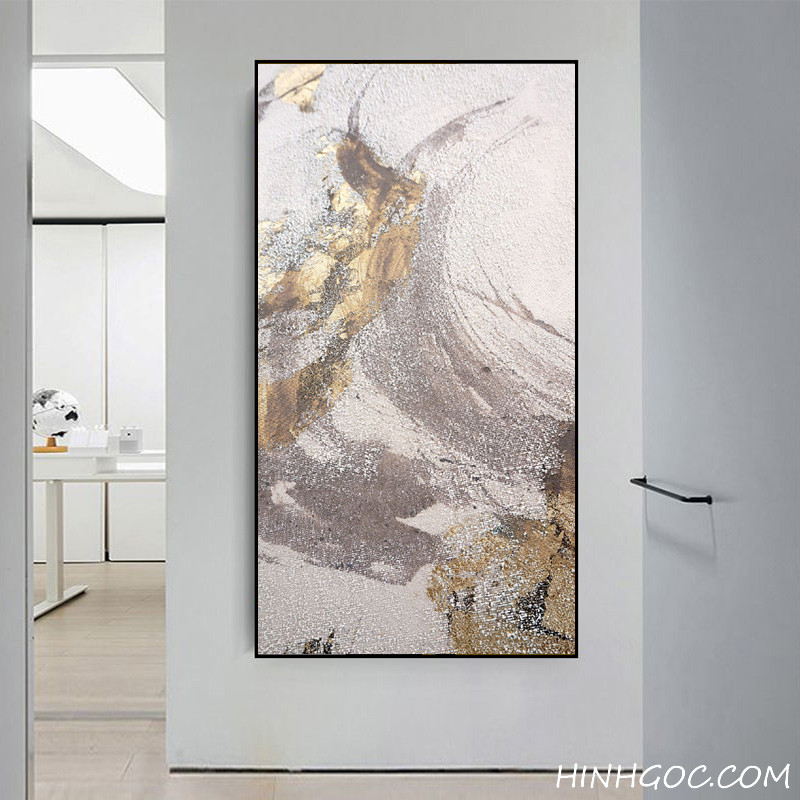 File tranh sơn dầu trừu tượng cổ điển - TT0005